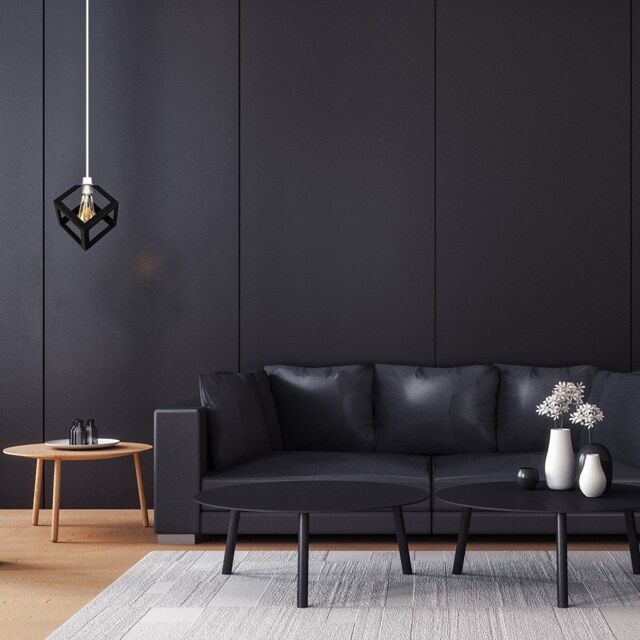 ValueLights Eschor Black Ceiling Pendant Shade - image 1