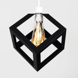 ValueLights Eschor Black Ceiling Pendant Shade - thumbnail 4