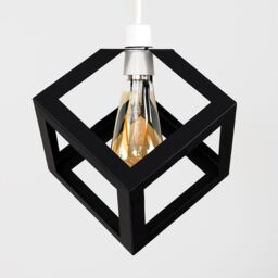 ValueLights Eschor Black Ceiling Pendant Shade - thumbnail 3