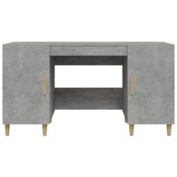 Berkfield Home Decorative Desk Concrete Grey 140x50x75 cm Engineered Wood - Size: 140 x 50 x 75 cm - thumbnail 6