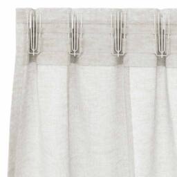 Berkfield Home Full Curtains with Curtains 2 pcs Cream 140 x 225 cm Polyester - thumbnail 5