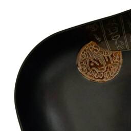 Berkfield Home Countertop Basin Black Rectangular 48x37.5x13.5 cm Ceramic - thumbnail 7