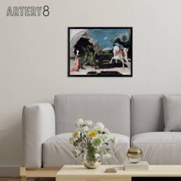 "Artery8 Paolo Uccello Saint George & The Dragon Framed Canvas Wall Art Print - Size: W12"" x H16""" - thumbnail 3