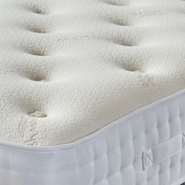 Bed Choices Luxury, Montreal 1000 Mattress in White - Size: Super King - image 1