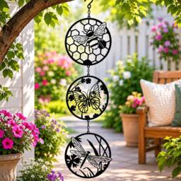 Marco Paul Hanging Garden Tree Decoration - Wings in Black - thumbnail 4