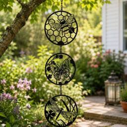 Marco Paul Hanging Garden Tree Decoration - Wings in Black - thumbnail 5