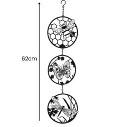 Marco Paul Hanging Garden Tree Decoration - Wings in Black - thumbnail 3