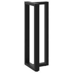 Berkfield Home Bar Table Legs T-Shaped¬†2 pcs Black 40x35x(110-111) cm Steel - thumbnail 4
