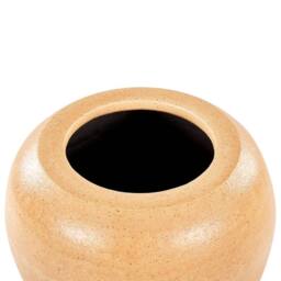 Wyld and Coco 34cm Hand-Painted Terracotta Vase Orange-Beige Ombre Vintage-Inspired in Orange - thumbnail 5
