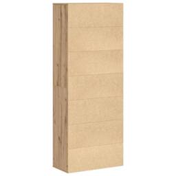 Berkfield Home Highboard Artisan Oak 70x35x180 cm Engineered Wood in Brown - Size: 70 x 35 x 180 cm - thumbnail 8