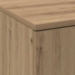 Berkfield Home Highboard Artisan Oak 70x35x180 cm Engineered Wood in Brown - Size: 70 x 35 x 180 cm - thumbnail 9