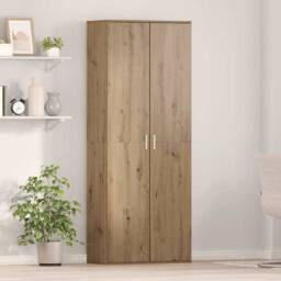 Berkfield Home Highboard Artisan Oak 70x35x180 cm Engineered Wood in Brown - Size: 70 x 35 x 180 cm - thumbnail 2