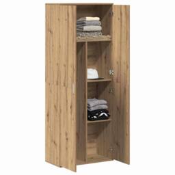 Berkfield Home Highboard Artisan Oak 70x35x180 cm Engineered Wood in Brown - Size: 70 x 35 x 180 cm - thumbnail 3