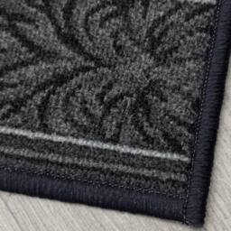 runrug Hallway Runner Rug - Non-Slip, Hardwearing, 5.4mm - 'St Tropez' in Dark Grey - Size: 100 cm x 150 cm - thumbnail 2