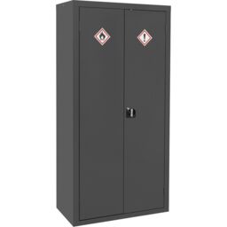 Loops CoSHH Substance Cabinet - 900 x 460 x 1800mm - Two Doors - 2-Point Key Lock - thumbnail 1