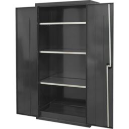Loops CoSHH Substance Cabinet - 900 x 460 x 1800mm - Two Doors - 2-Point Key Lock - thumbnail 4