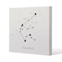 Benjamin Tate Design Star constellation zodiac aquarius (canvas) / 120x 120 x 4cm in Natural - Size: 120x 120 x 4 cm - thumbnail 1