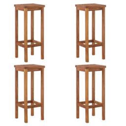 Berkfield Home 5 Piece Garden Bar Set Solid Wood Acacia in Brown - thumbnail 5