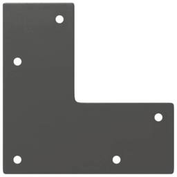 Berkfield Home Hairpin Table Legs 4 pcs Anthracite 20 cm Solid Steel in Charcoal - thumbnail 7
