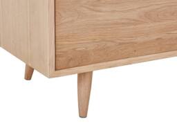 Vente-unique Solid Oak Vanity Unit - Light Natural - 145 Cm - ZARENO in Light Oak - thumbnail 9