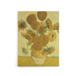 "Artery8 Sunflowers 1888 Floral Painting Van Gogh Vintage Canvas Wall Art in Yellow - Size: W18"" x H24""" - thumbnail 1