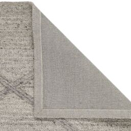 The Rug Shop UK Grey Modern Geometric Easy To Clean Cotton Backing Rug - Size: 200 cm x 290 cm - thumbnail 4