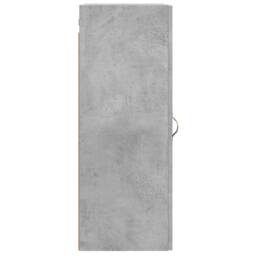 Berkfield Home Wall Mounted Cabinet Concrete Grey 34.5x34x90 cm - thumbnail 8