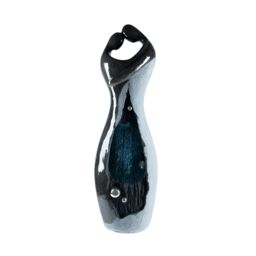 Primrose Rain Effect Water Feature Couple Figurine LED Outdoor Use 115cm in Dark Grey - thumbnail 3