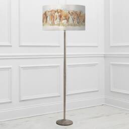 Voyage Maison Solensis Floor Lamp With Highland Cattle Eva Lampshade in Off-White - thumbnail 2