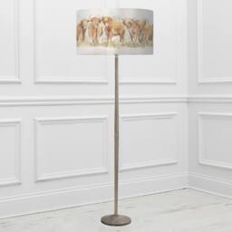 Voyage Maison Solensis Floor Lamp With Highland Cattle Eva Lampshade in Off-White - thumbnail 1