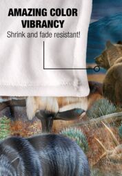 JQ Licensing Cf-Jp Big Game Hunting Silky Touch Super Soft Throw Blanket 152 X 127 cm in White - thumbnail 4