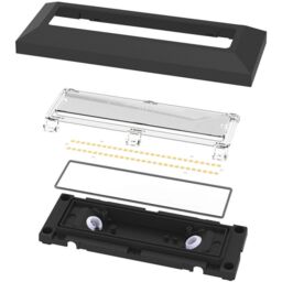 Loops 2 PACK Outdoor Pathway Guide Light - Indirect 2W Warm White LED - Black ABS - thumbnail 4