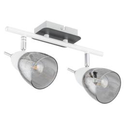 Netlighting Sky Twin Ceiling Spotlight White 30cm 2x E14