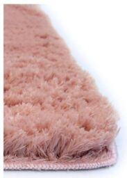 THE RUGS Soft Washable Collection Plain Design Shaggy Rug in Pink - SA-07 - Size: 140 cm x 200 cm - thumbnail 5