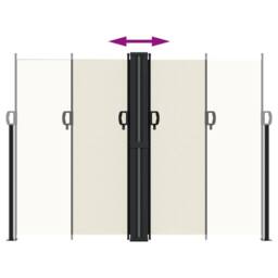 Berkfield Home Retractable Side Awning Cream 180x1200 cm - thumbnail 5