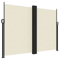 Berkfield Home Retractable Side Awning Cream 180x1200 cm - thumbnail 3