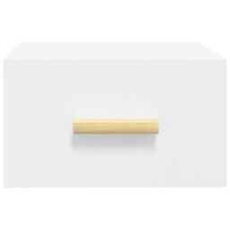 Berkfield Home Wall-mounted Bedside Cabinet White 35x35x20 cm - Size: 35 x 35 x 20 cm - thumbnail 5