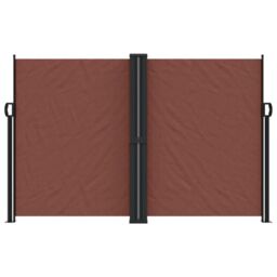 Berkfield Home Retractable Side Awning Brown 160x1000 cm - thumbnail 3