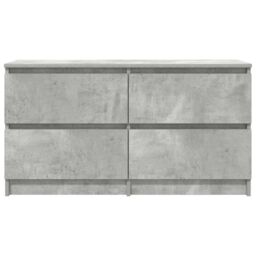 Berkfield Home TV Cabinet Concrete Grey 100x35x54 cm Engineered Wood - Size: 100 x 35 x 54 cm - thumbnail 6
