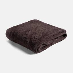 OHS Tufted Contour Throw Teddy Fleece Blanket Winter Soft Warm Bedspread in Dark Brown - Size: 180 cm x 200 cm - thumbnail 2