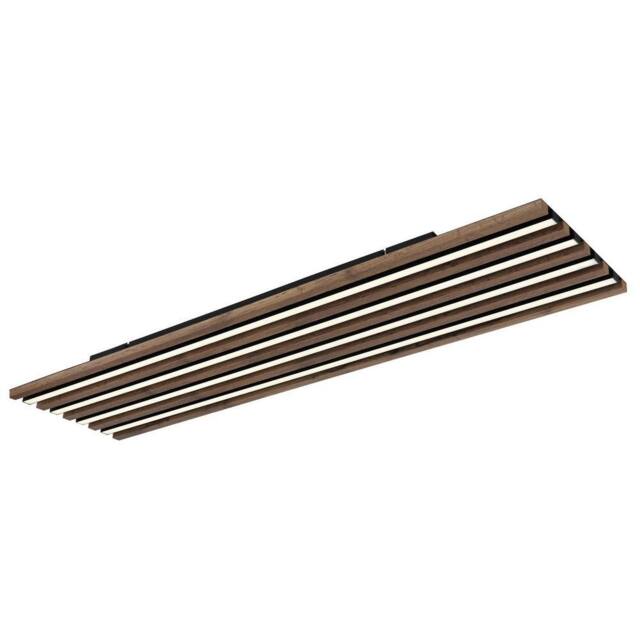 Netlighting Hayden Semi Ceiling Light Black LED Dimmable 2700-6500K Remote Timer - image 1
