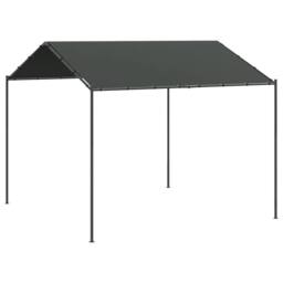 Berkfield Home Canopy Tent Anthracite 4x3 m Steel & Fabric in Dark Grey - thumbnail 1