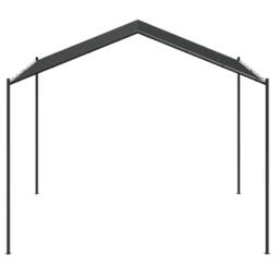Berkfield Home Canopy Tent Anthracite 4x3 m Steel & Fabric in Dark Grey - thumbnail 4