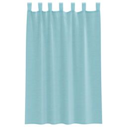 Berkfield Home Voile Curtains with Loops 2 pcs Turquoise 140x175 cm - thumbnail 4