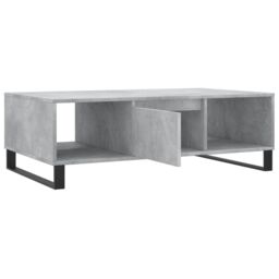Berkfield Home Coffee Table Concrete Grey 104x60x35 cm Engineered Wood - Size: 104 x 60 x 35 cm - thumbnail 6