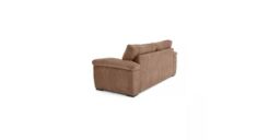 LUXURY LIFE Amalfi Collingdale Jumbo Cord Fabric Sofa Set in Light Brown - thumbnail 4