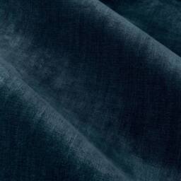 Yard Heavy Chenille Blackout Pencil Pleat Curtain Pair in Navy - Size: 229 cm width x 183 cm drop - thumbnail 4