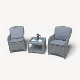 Royalcraft Paris 2 Seater Imperial Companion Set in Grey - thumbnail 5