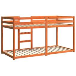 Berkfield Home Bunk Bed without Mattress Wax Brown 90x200 cm Solid Wood Pine - thumbnail 6