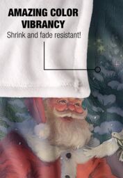 JQ Licensing Lc Christmas Santa Peaceful Gifts Silky Touch Super Soft Throw Blanket 152 X 127 cm in White - thumbnail 4